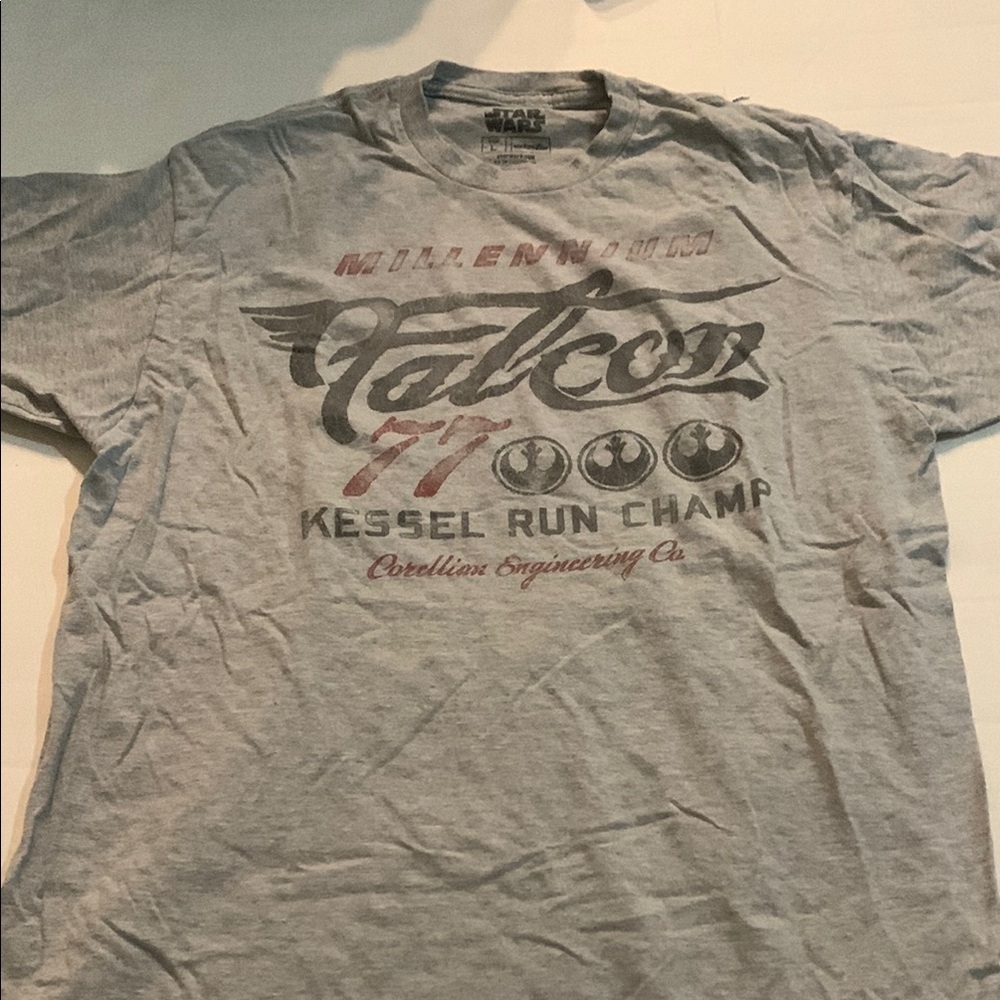 Star Wars Millennium Falcon Gray T-Shirt